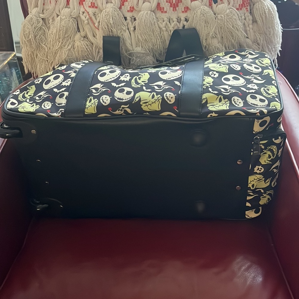 Disneys nightmare before christmas overnight rolling tote travel bag - Picture 2 of 11